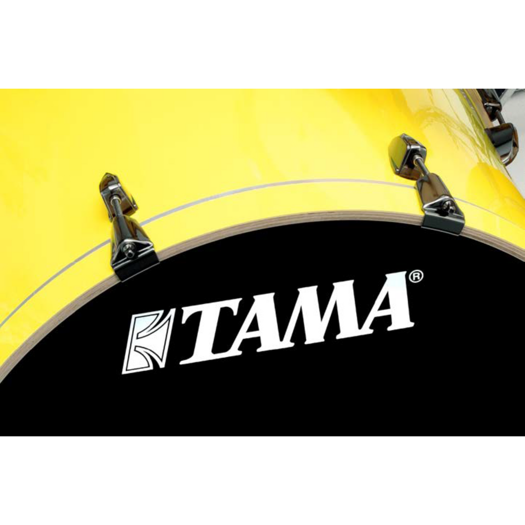 Tama IE72ZH8WBNELY Imperialstar 7-Piece Drumkit with Double Bass Drums (22,10,12,14,16,SD) - Electric Yellow