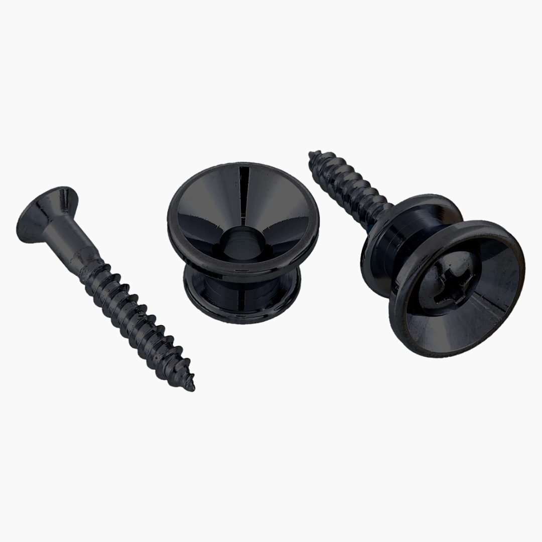 Allparts AP-0670 Gotoh Strap Buttons Black