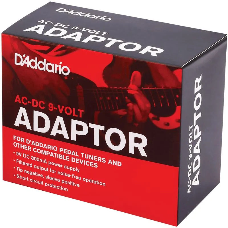 D'Addario PW-CT-9V - 120V AC POWER ADAPTER, 9V