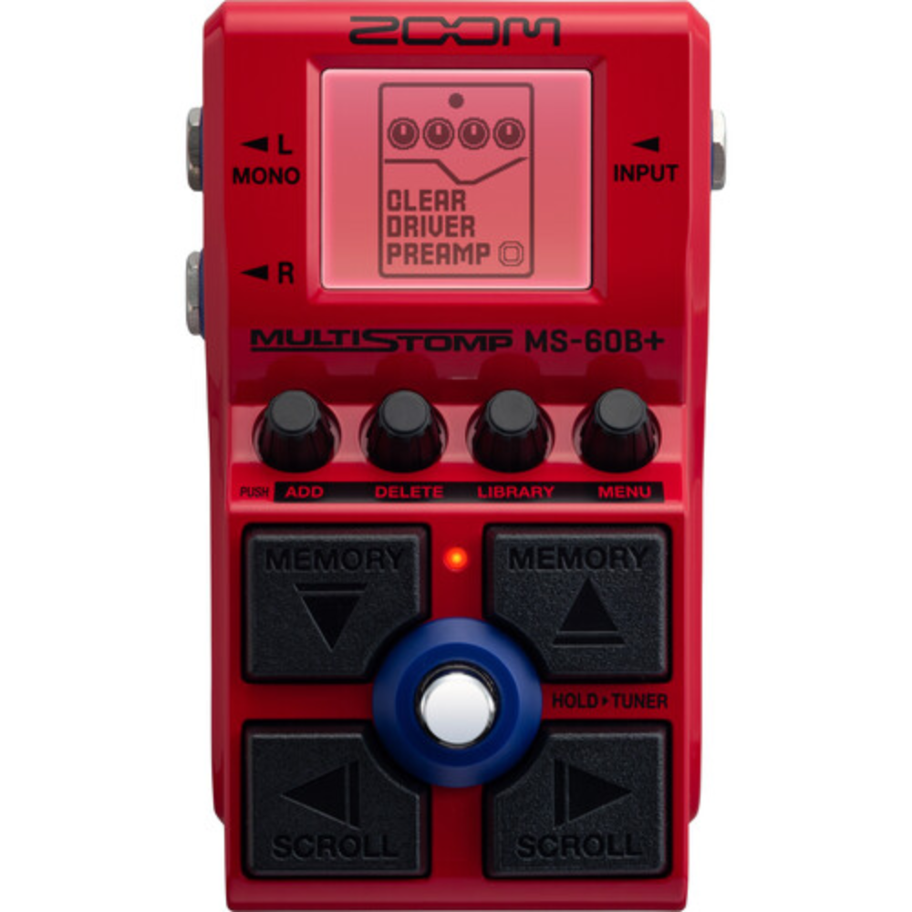 ZOOM MS-60B+ / MultiStomp Bass Pedal Zoom MS-60B+ MultiStomp Multi-FX Bass Pedal – Music City Canada