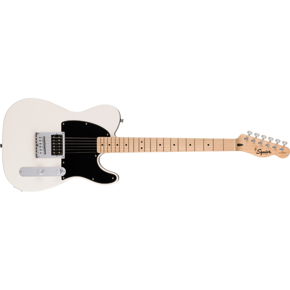 Squier Sonic Esquire  H, Maple Fingerboard, Black Pickguard - Arctic White
