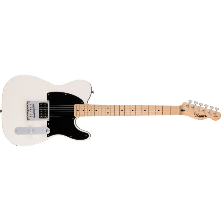 Squier Sonic Esquire  H, Maple Fingerboard, Black Pickguard - Arctic White