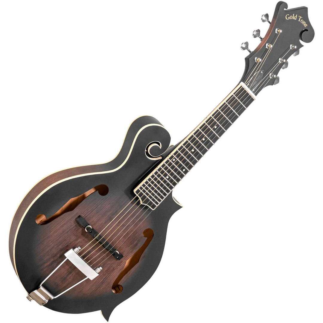 Gold Tone F-6 6-String F-style Mando-Guitar with Pickup and Case