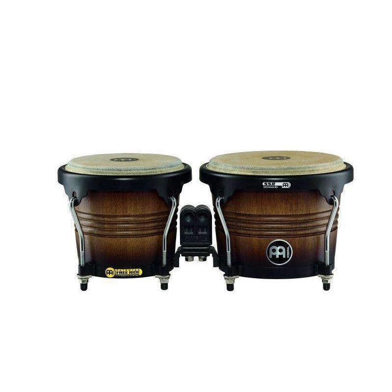 Meinl Free Ride Series Bongo 6 3/4 & 8 inch, Antique Tobacco Burst