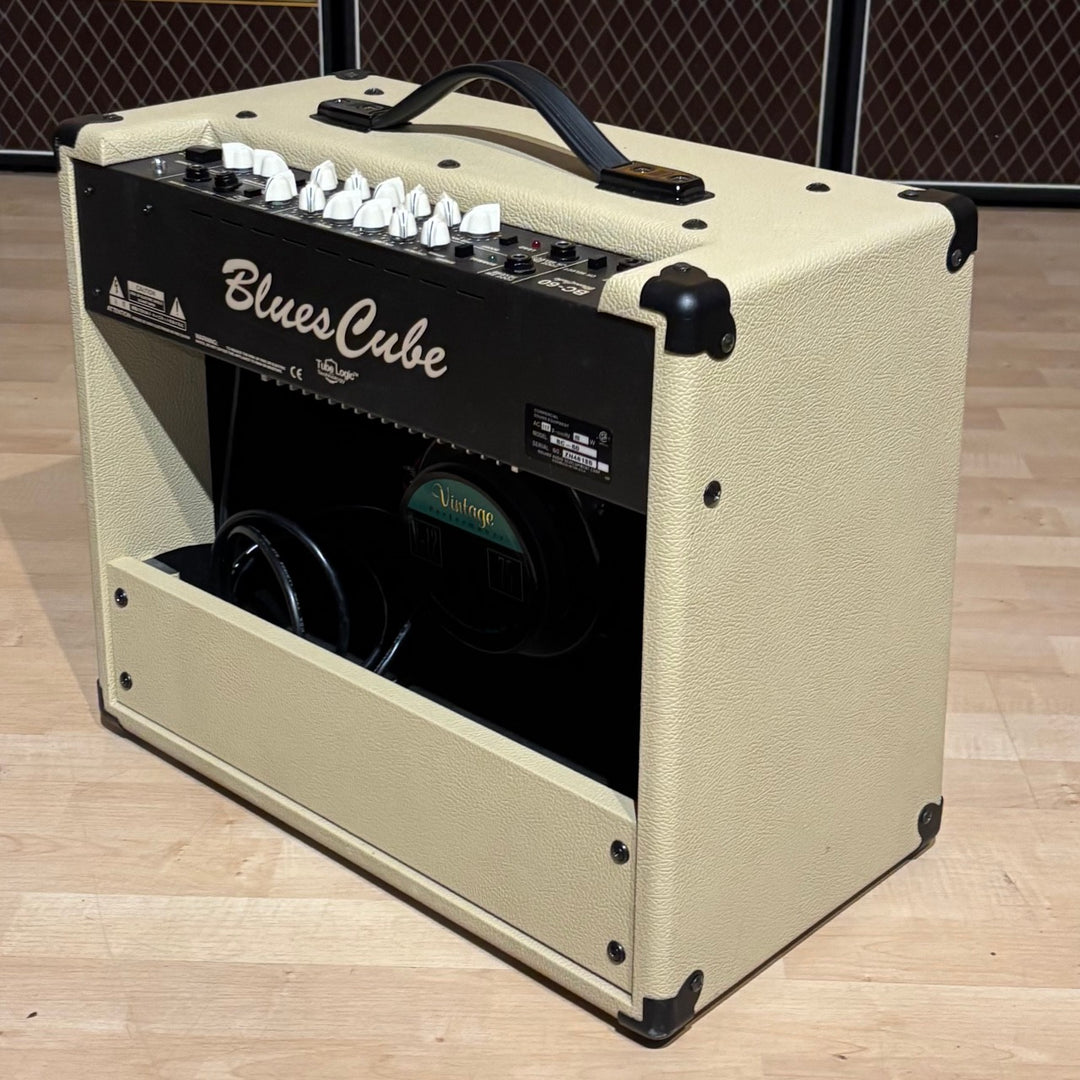 Roland - BC60 Blues Cube 60 Watt Solid State 112 GTR Combo (Large Box-Blonde) - USED