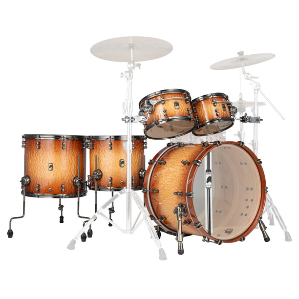 Mapex Black Panther Design Lab Versatus 5-Piece Shell Pack (22,10,12,14,16) - Peach Burl Burst