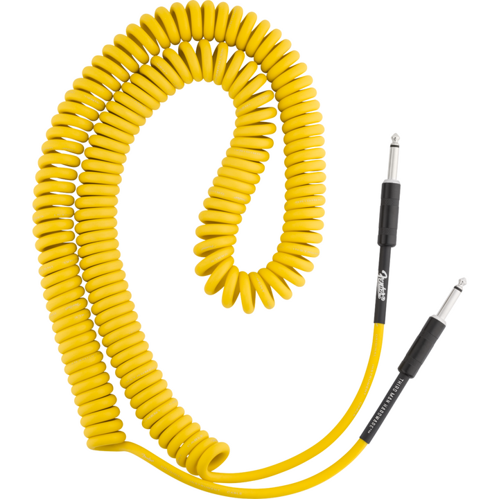Fender 30' Coil Cable -   x Third Man Hardware -  Yellow