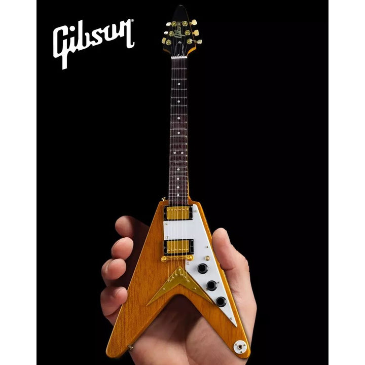 Gibson GG-520  1958 Korina Flying V 1:4 Scale Mini Guitar Model