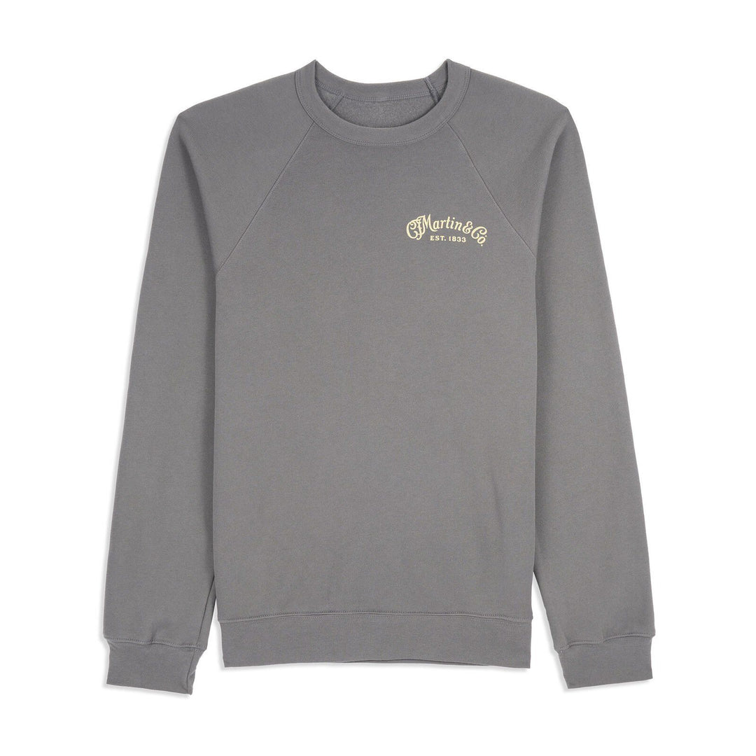 Martin 18CM0241M Keystone Asphalt – Adult Crew Sweatshirt, Size M