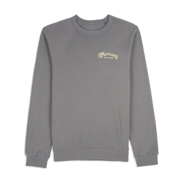Martin 18CM0241M Keystone Asphalt – Adult Crew Sweatshirt, Size M