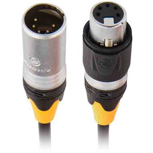Chauvet Pro IPDMX5P25FTS IP Rated 5-pin DMX cable - 25 feet - 24AWG