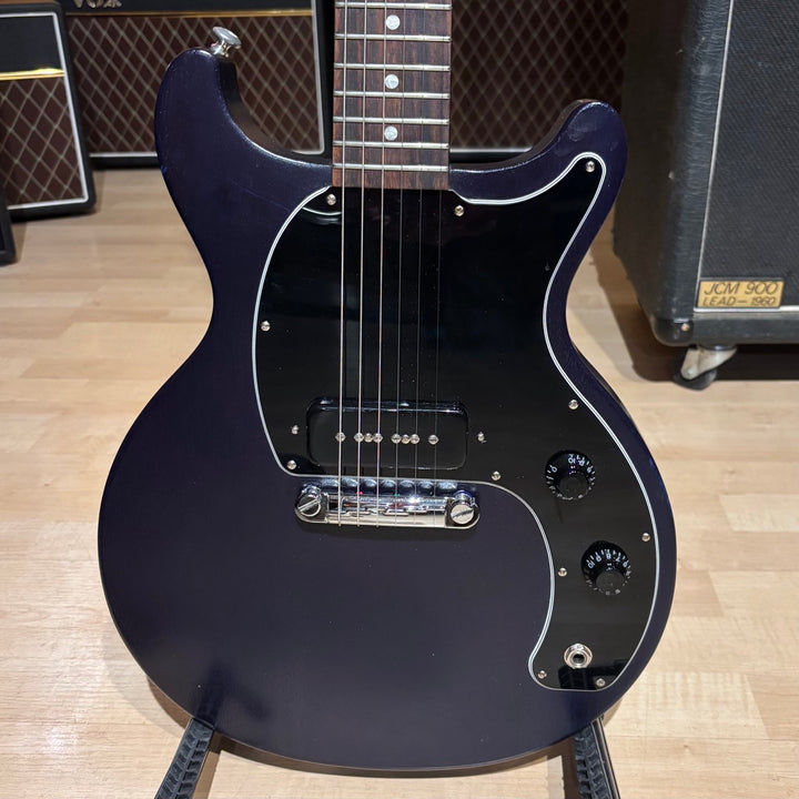 Gibson - Les Paul JR- DC- Tribute ( Worn Blue Satin ) w/ Gibson Premium Gig bag (2013) - Used