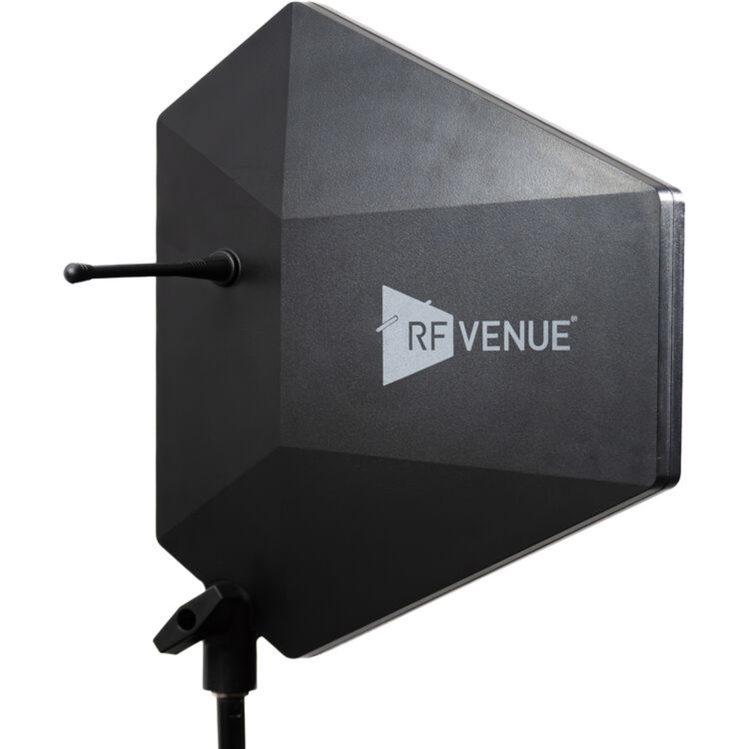 RF Venue DFIN-IPXD9 Diversity Fin IPX Antenna & DISTRO9 HDR 9-Channel UHF Distribution System Bundle (Black, 470 to 928 MHz)