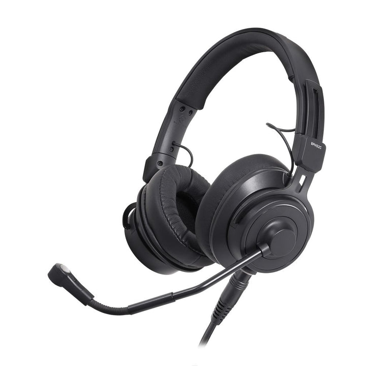 Audio-Technica BPHS2CA Broadcast Stereo Headset w/ Cardioid Condenser Boom Microphone