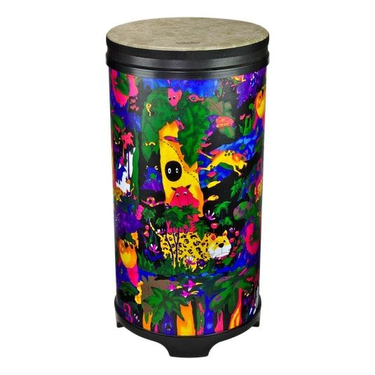 Remo KD-2512-01 Kids Percussion, Tubano, 12" Diameter, 24.5" Height, Fliptop Drumhead, Rain Forest Finish
