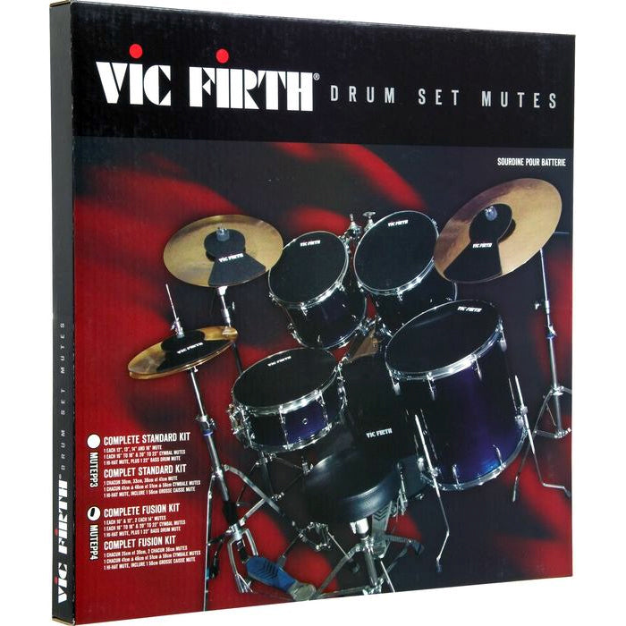 Vic Firth MUTEPP4 Mute Pre-Pack FUSION 22''/10''/12''14''(2) HH + Cym(2)