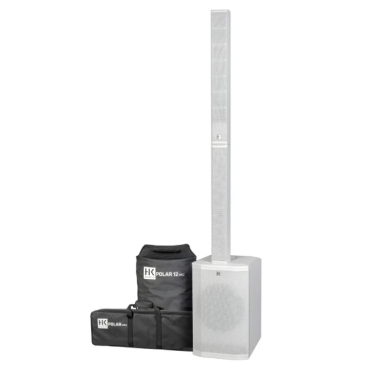 HK Audio HK-POLAR-12-MKII-WHT 2000W Active Column Loudspeaker System (White)