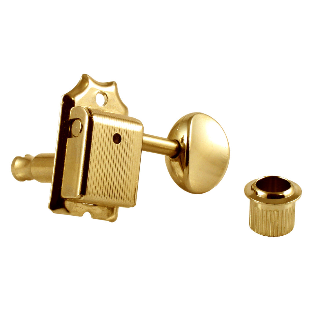 Allparts TK-7880 Gotoh SD91 Vintage-style Staggered 6-in-line Keys Gold, staggered