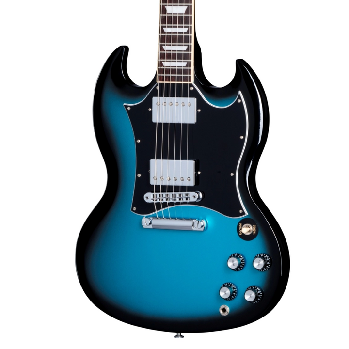 Gibson SG Standard Electric Guitar with Softshell Case - Pelham Blue Burst
