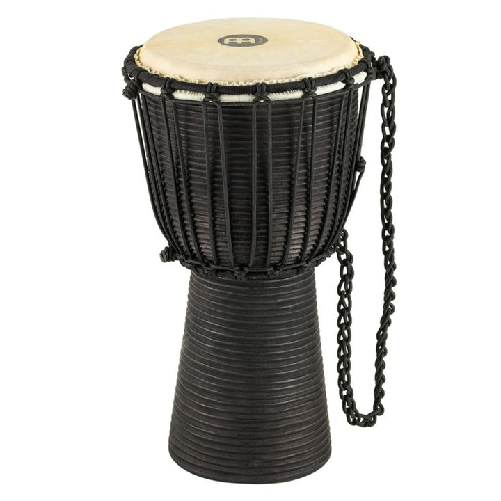 Meinl Percussion 8" Rope Tuned HeadlinerÂ® Series Wood Djembe Black River Series
