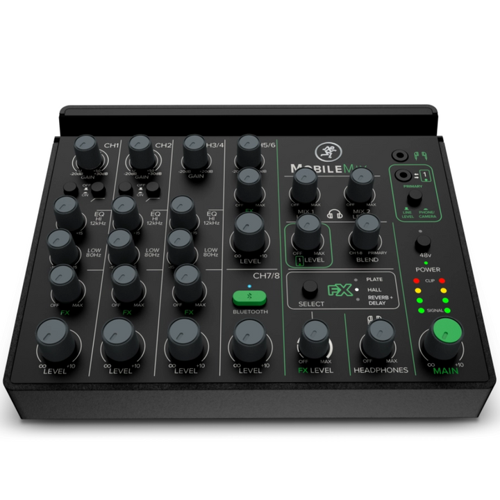 Mackie MobileMix 8-Channel USB-Powerable Mixer for A/V Production, Live Sound & Streaming