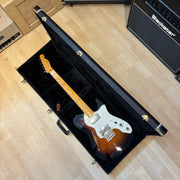 Squier - "Classic Vibe 70's RI Telecaster Thinline" (3T Sunburst) w/ Hard Shell Case - USED