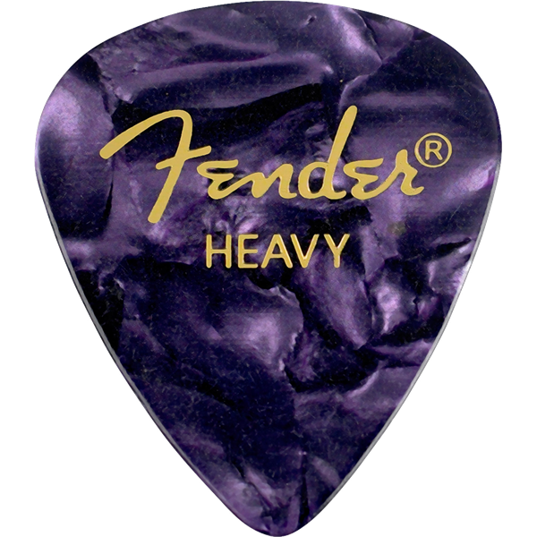 Fender 351 Shape Premium Picks -12 Count Pack - Purple Moto