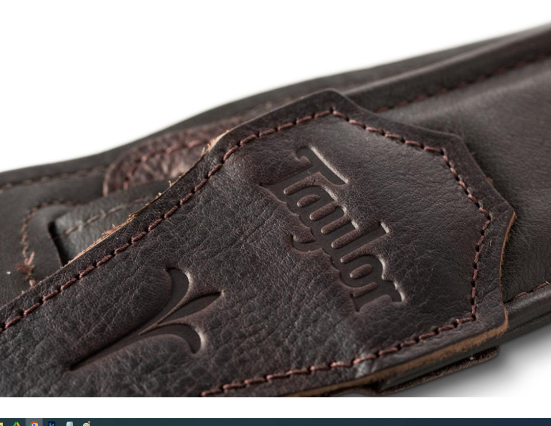 Taylor Spring Vine Strap,Choc Brn Embroided,2.5"