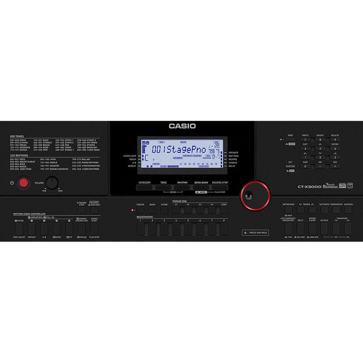 Casio CTX-3000 Portable 61-Key Keyboard w/ Touch Response - 50 Rhythms