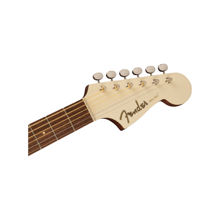 Fender California Series Malibu Player Walnut Fingerboard  Tortoiseshell Pickguard - Olympic White
