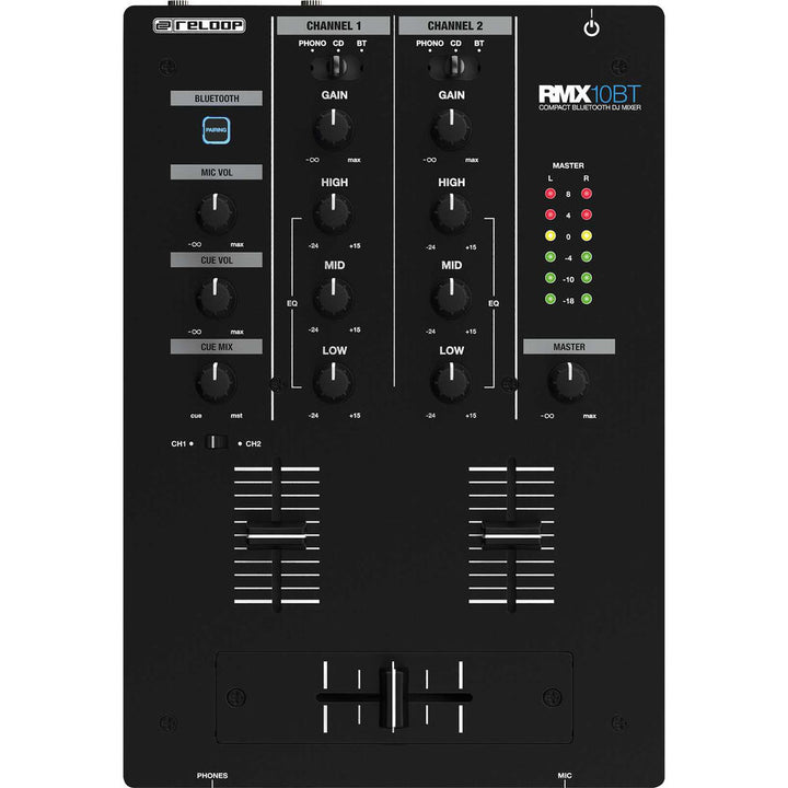 Reloop RMX-10 BT 2-Channel Bluetooth DJ Mixer
