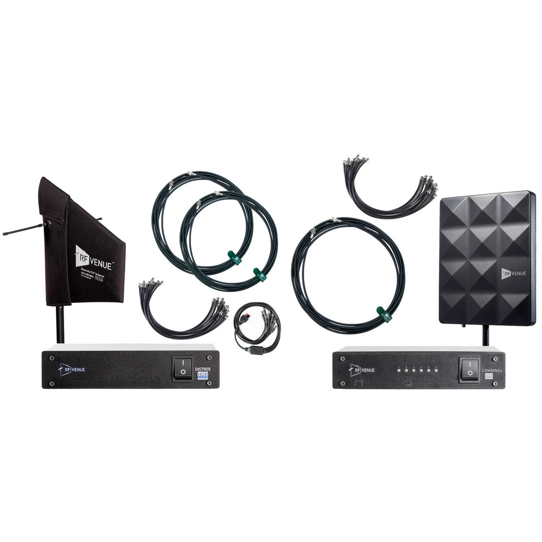 RF Venue C6CPS-D5DFIN RF Venue 5 Mic, 6 IEM Super Pack