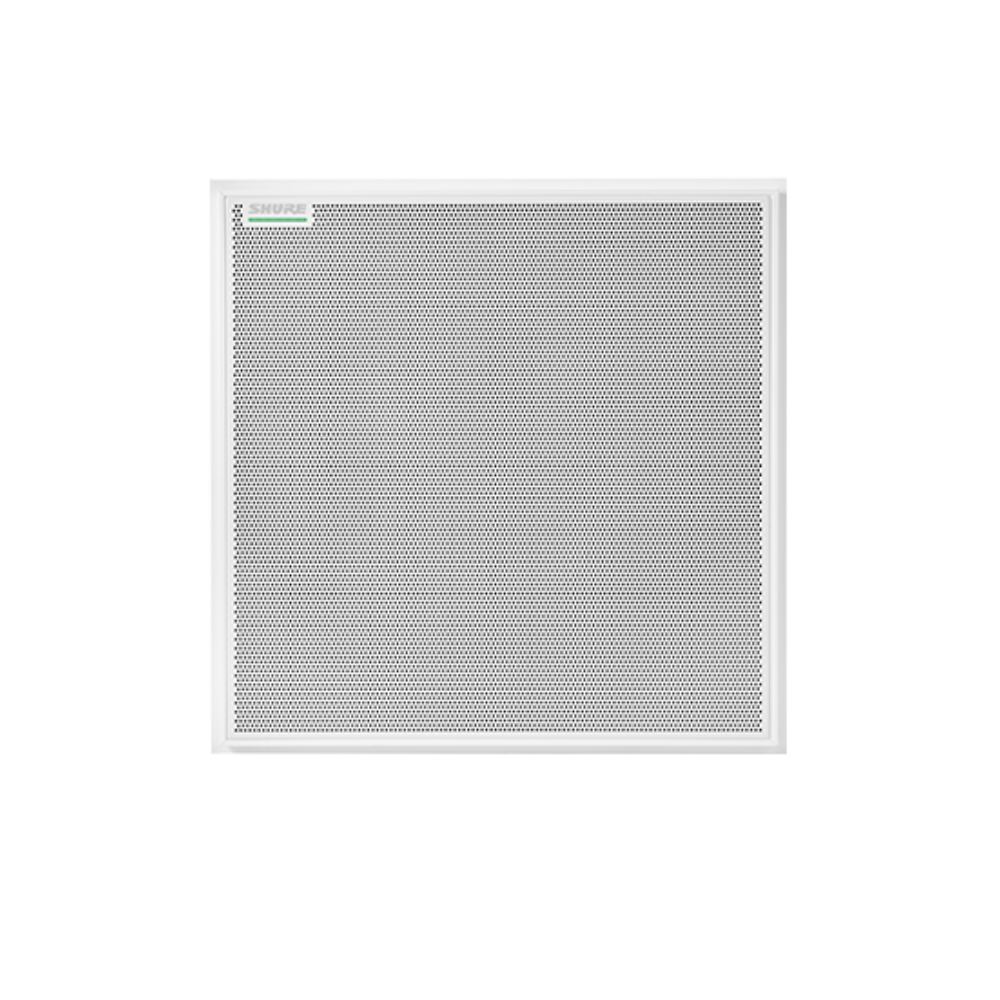 Shure MXA902W-S Ceiling Array Microphone with Integrated Loudspeaker - Square [ 24 in ]