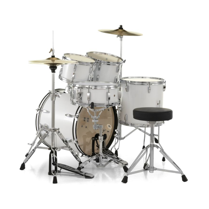 Pearl RS525SCC RoadShow Series 5-Piece Kit W/ Hardware & Cymbals #33 Pure White
