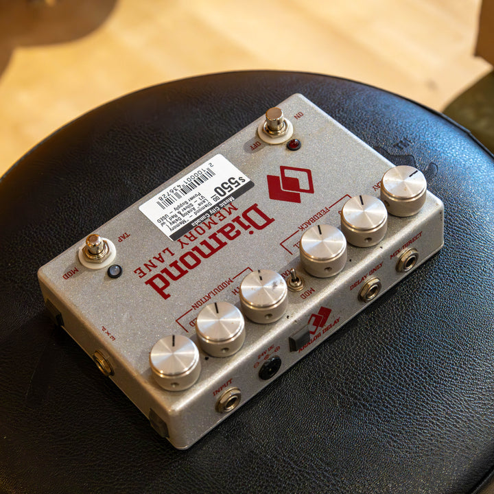 Diamond - Memory Lane Analog Delay ( V1 - Silver & Red ) w/ Power Supply - USED