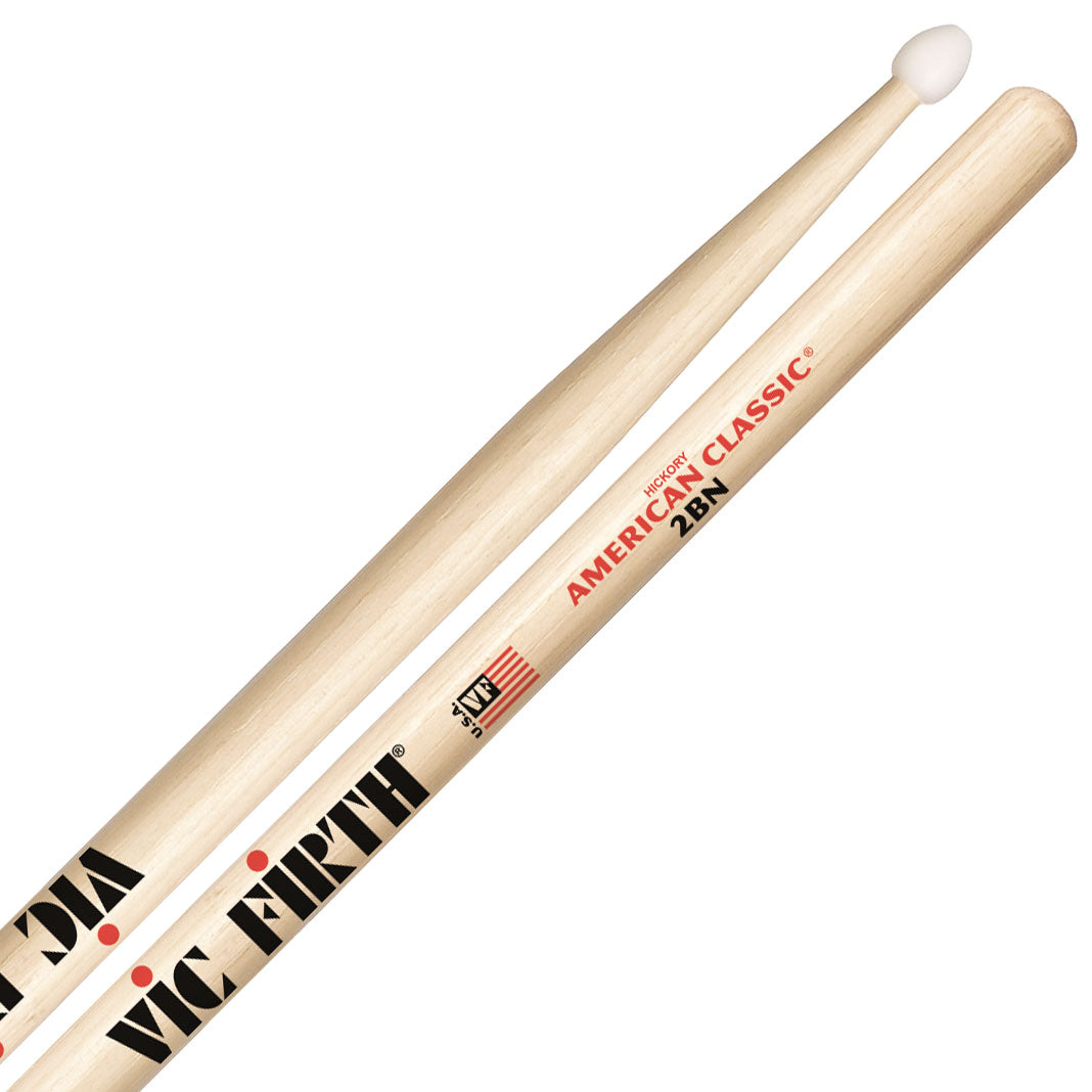 Vic Firth 2BN American Classic Nylon Tip Drumsticks
