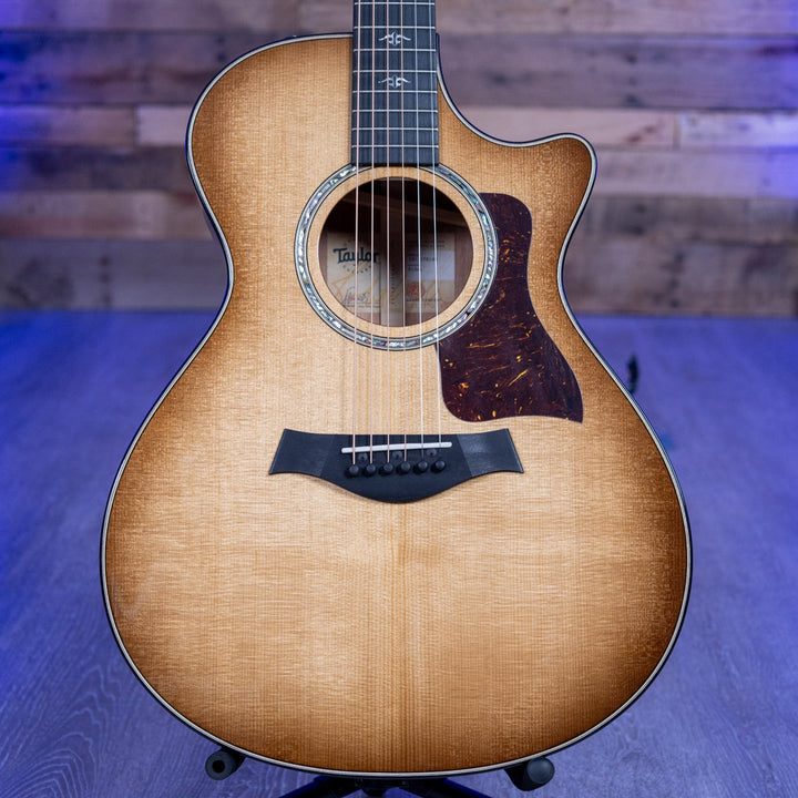 Taylor Guitars 512ce, West African Crelicam Ebony Fretboard, Expression System ® 2 Electronics, Venetian Cutaway with Taylor Deluxe Hardshell Brown Case