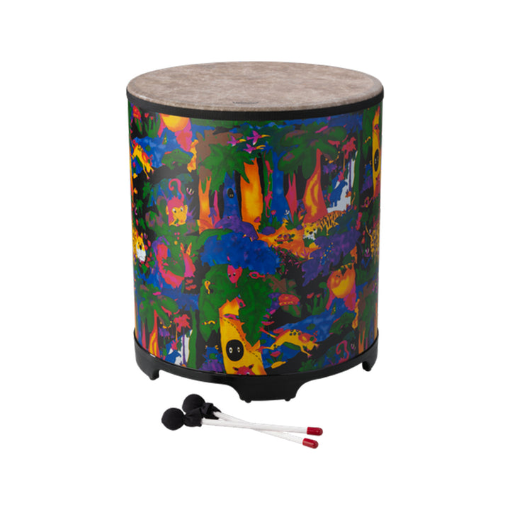 Remo KD-5218-01 KIDS PERCUSSION 18" Gathering Drum - Fabric Rain Forest