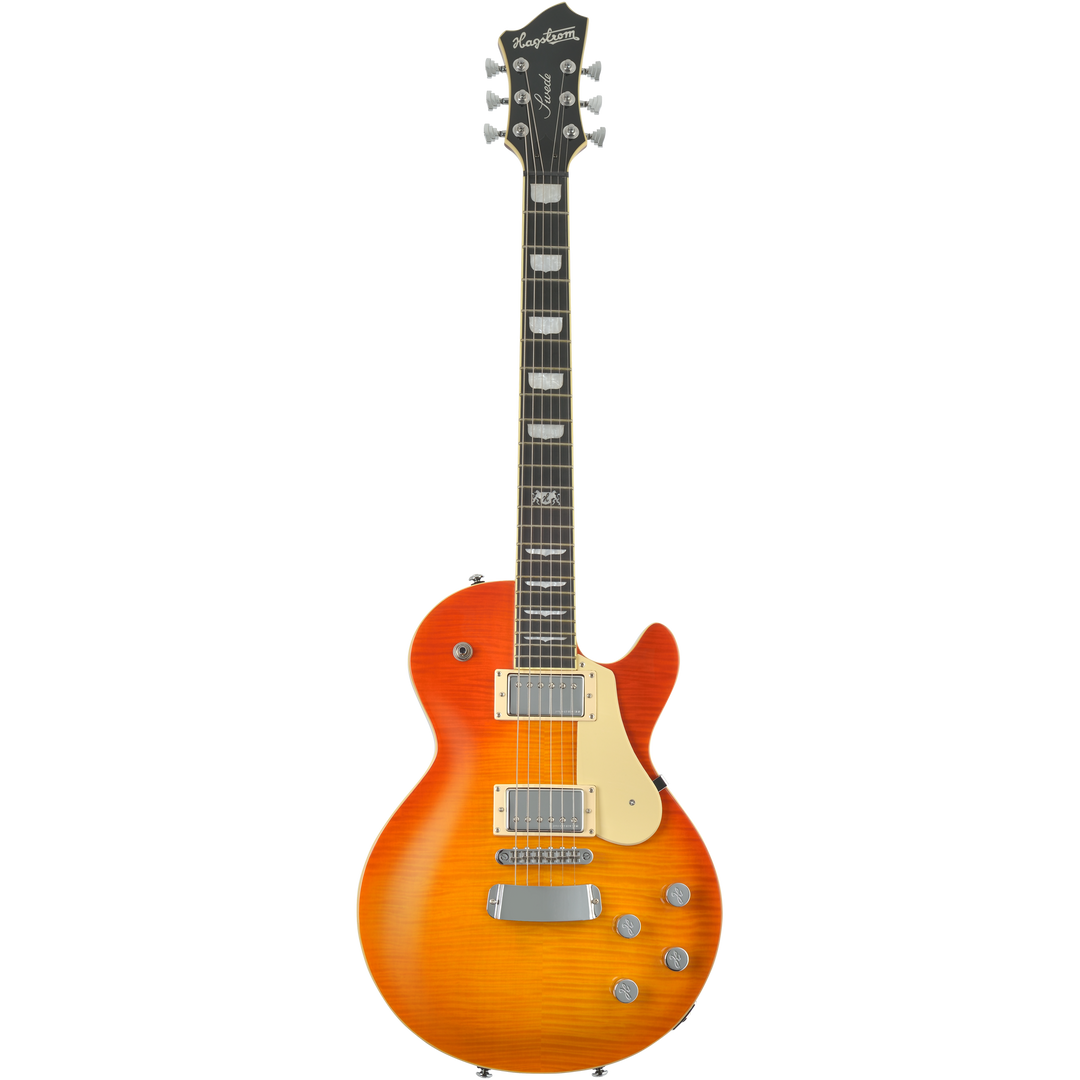 Hagstrom Swemk3-l-mdb Swede Mk-iii Electric Guitar - Mandarin Burst - Lh