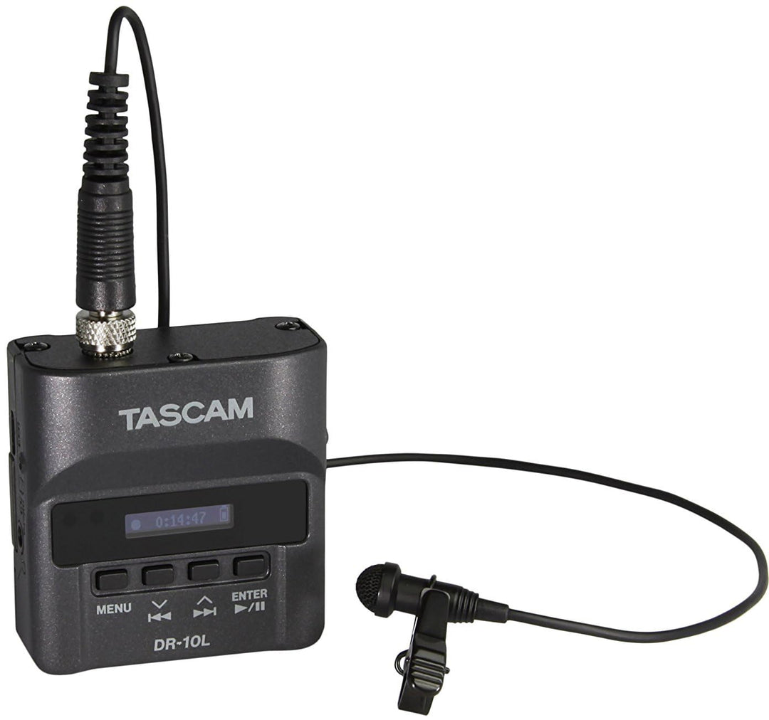 Tascam Dr-10lw Portable Digital Audio Recorder with Lavalier Microphone