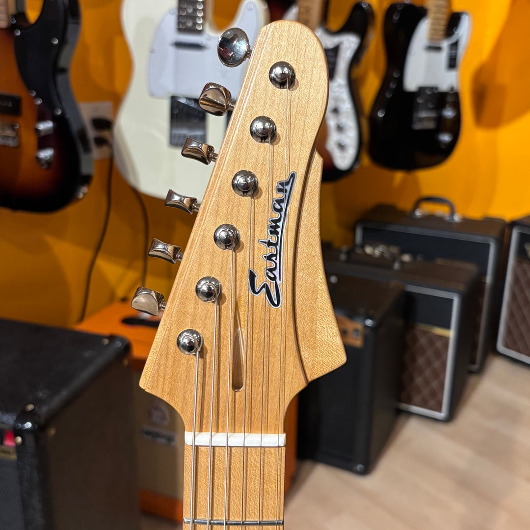 Eastman FT-SC'52-IBM FullerTone Series Electric Guitar (Ice Blue Metallic) w/ Deluxe Gig Bag