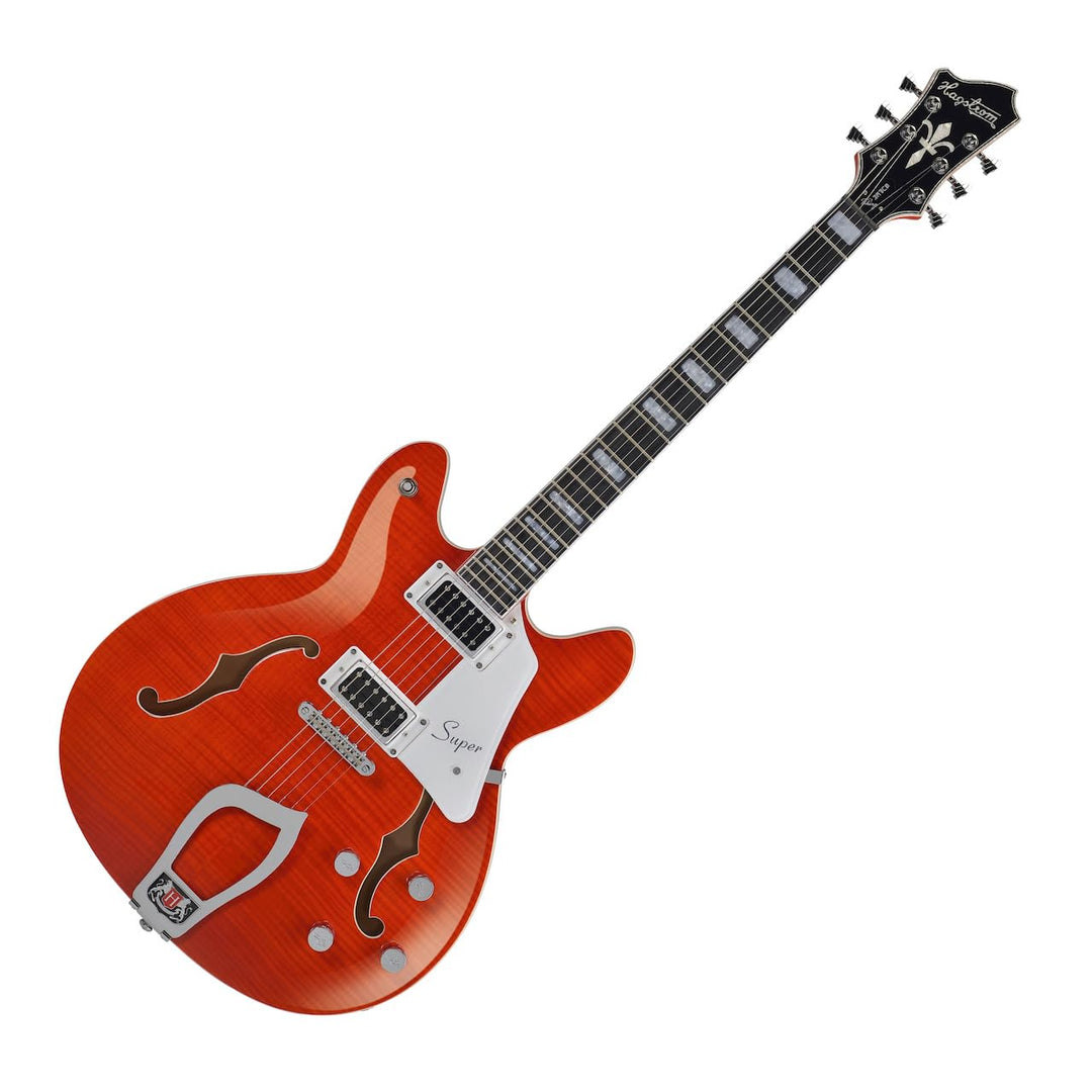 Hagstrom Suvik-wct Super Viking Electric Guitar - Wild Cherry Trans