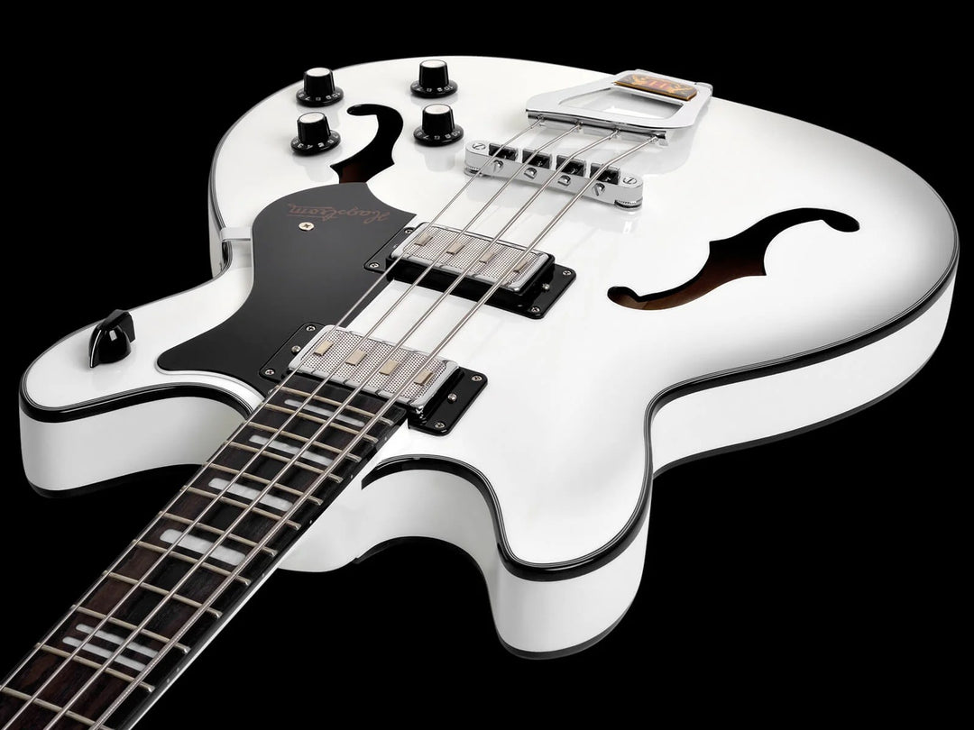 Hagstrom Vikb-wht Viking Bass Electric Bass - White