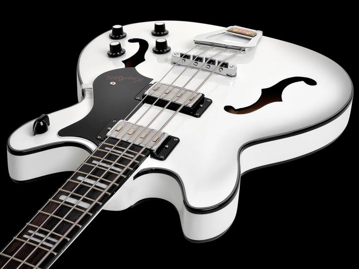 Hagstrom Vikb-wht Viking Bass Electric Bass - White