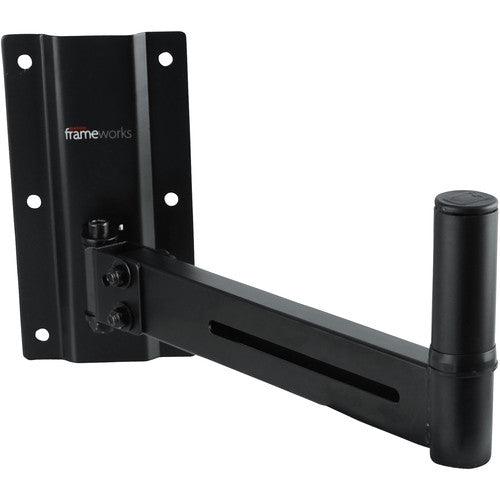 Gator GFW-SPK-WM100 Adjustable wall mountable speaker stands (2) 100 lb weight capacity