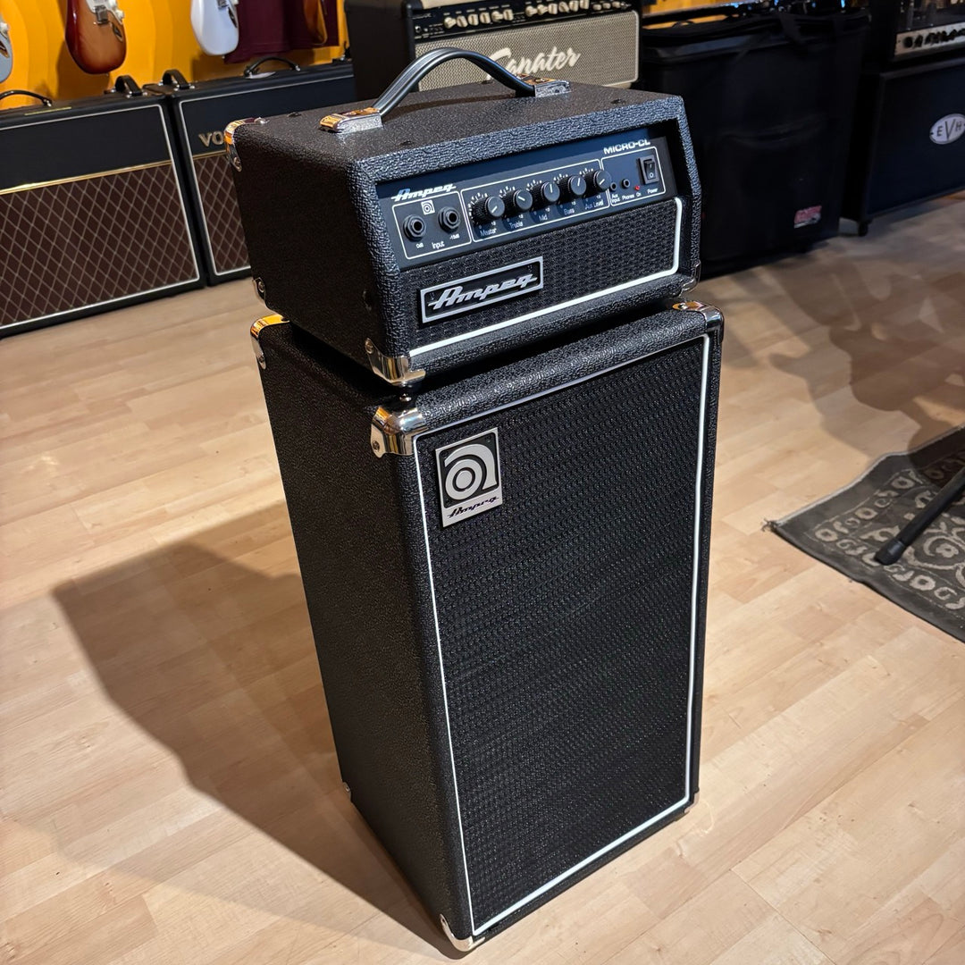 Ampeg - Micro CL Stack - 100 Watt w/ Ampeg 2x10 & Tweeter Cabinet  - DEMO