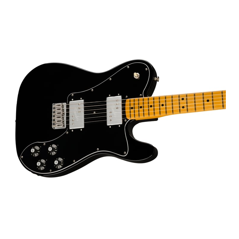 Fender American Vintage II '75 Telecaster Deluxe (Black) Electric Guitar