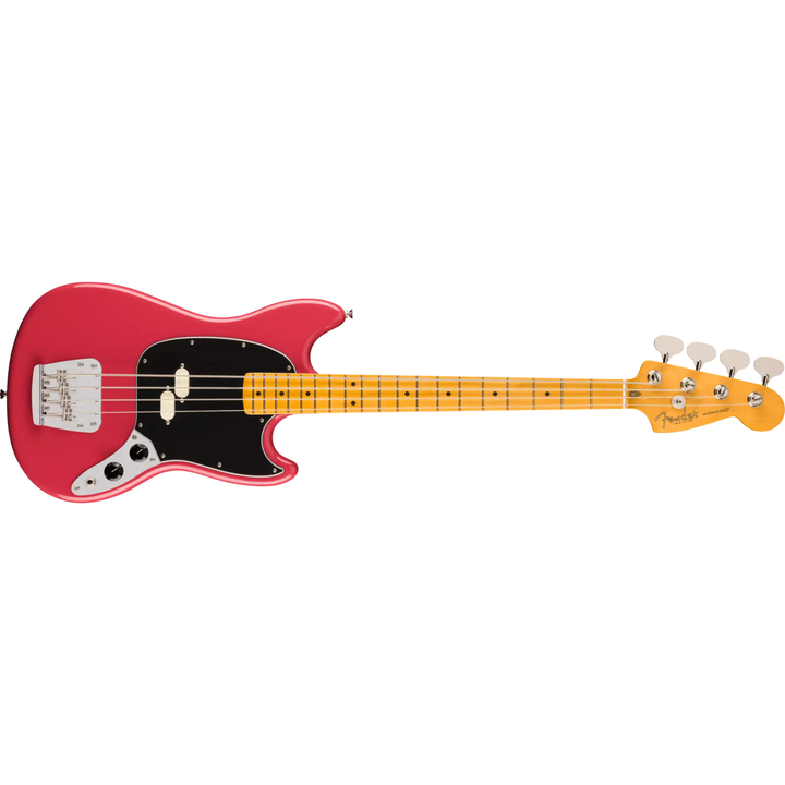 Fender American Professional Classic Mustang Bass® -  Maple Fingerboard -  Faded Dakota Red