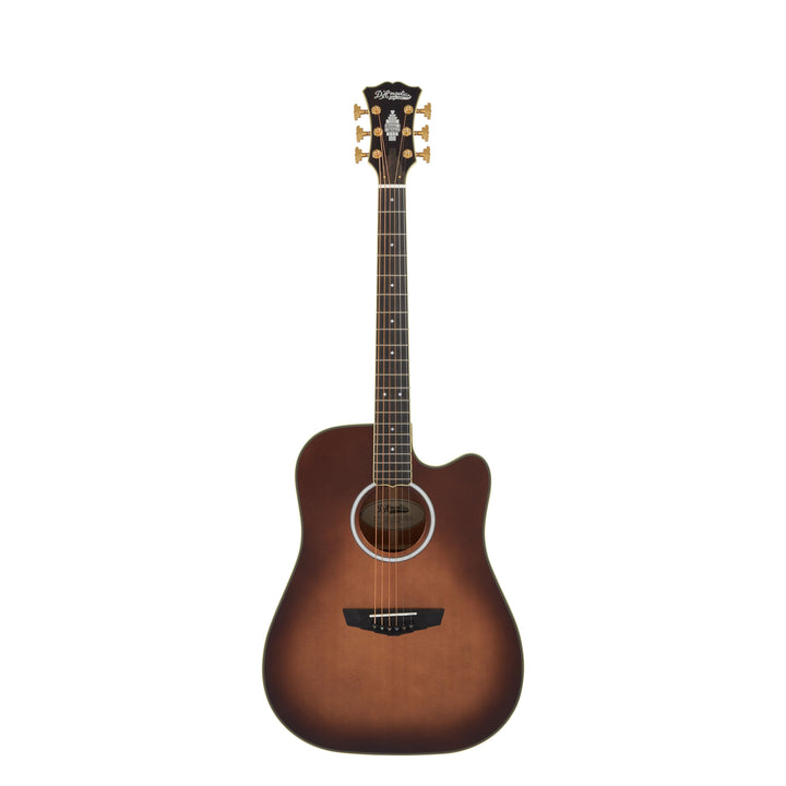 D'Angelico DAED500ATBGP2 Bowery Dreadnought CE Includes Hard Case - Autumn Burst