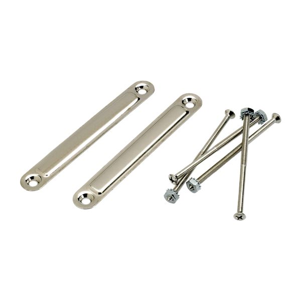 Fender Pure Vintage Medium Chassis Straps - Nickel